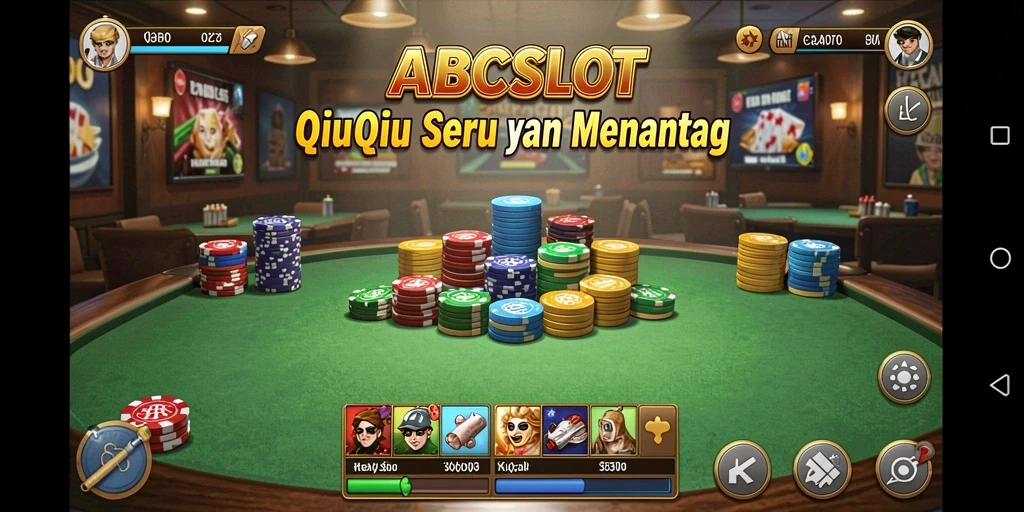 Tampilan permainan QiuQiu yang seru di ABCSLOT.