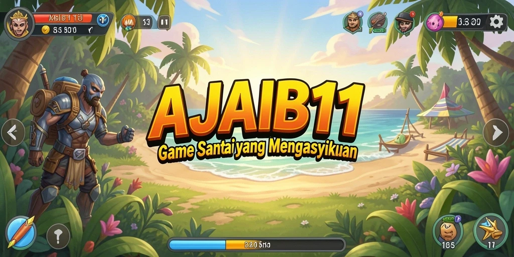 Screenshot AJAIB11 menunjukkan gameplay seru yang penuh warna.