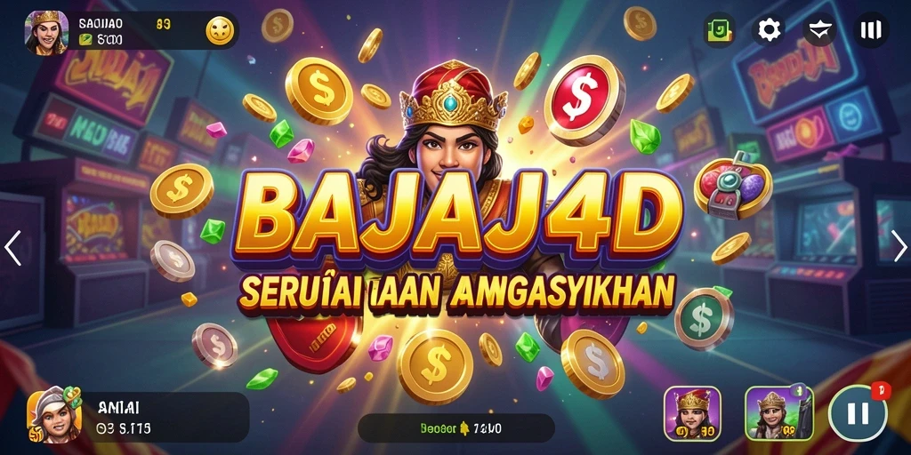 Screenshot BAJAJ4D menampilkan aksi seru dalam permainan Arcade.