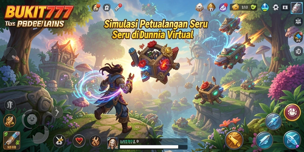 Tampilan BUKIT777 yang menampilkan grafik menarik dan gameplay yang seru.