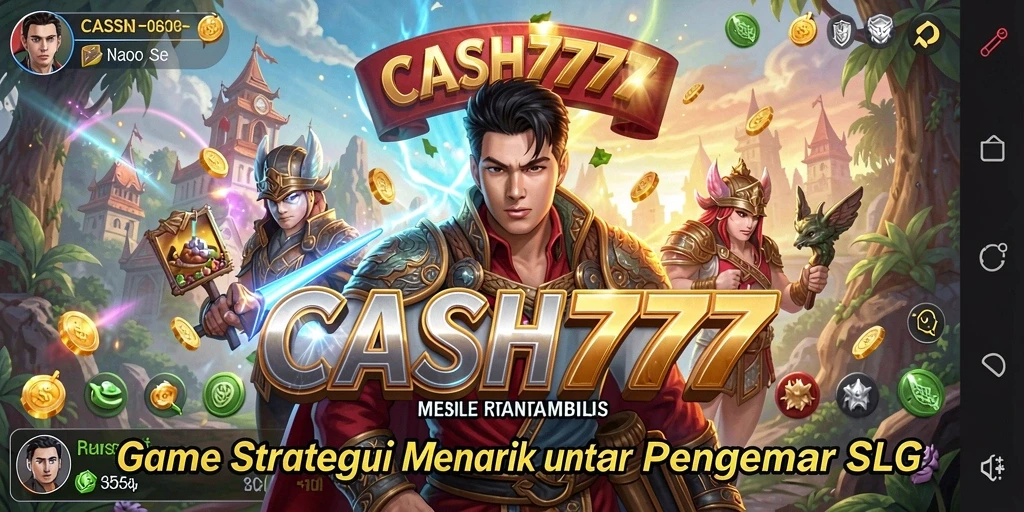 Tampilan gameplay CASH777 yang mendebarkan dan penuh strategi.