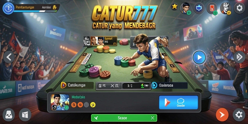 Gambaran gameplay menegangkan di CATUR777 dengan aksi mendebarkan.