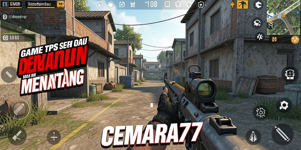 Tampilan gameplay seru dalam CEMARA77 dengan aksi menegangkan.