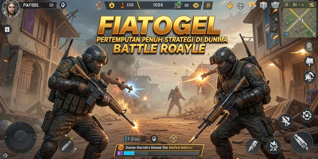 Tampilan mengesankan dari gameplay FIATOGEL saat pertempuran berlangsung.