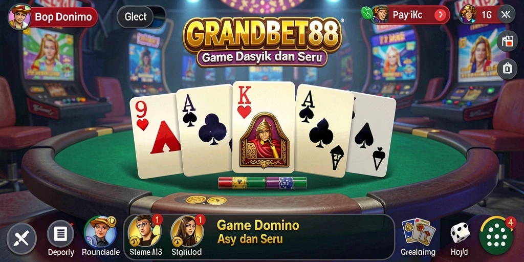 Tampilan gameplay seru di game Domino yang memikat.