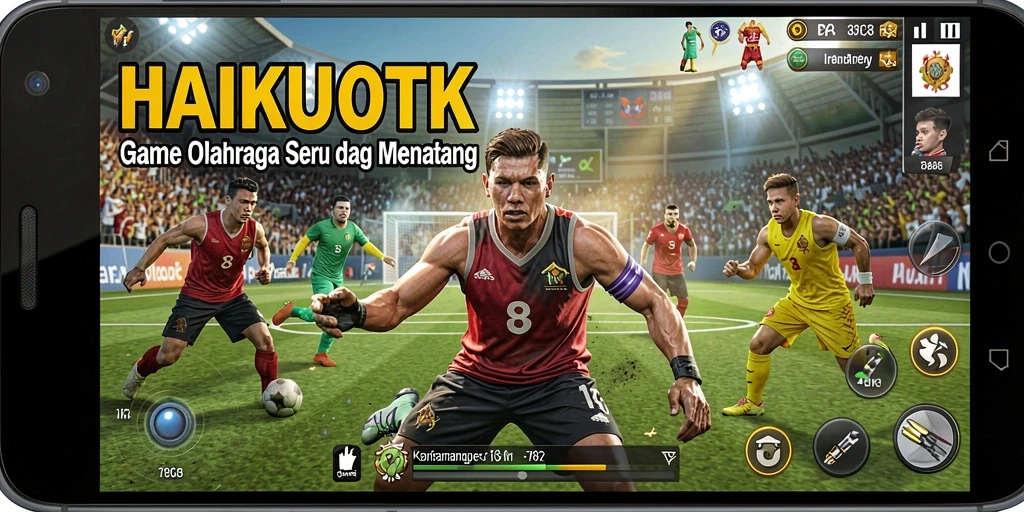 Tampilan gameplay HAIKUOTK yang menegangkan dan penuh aksi.