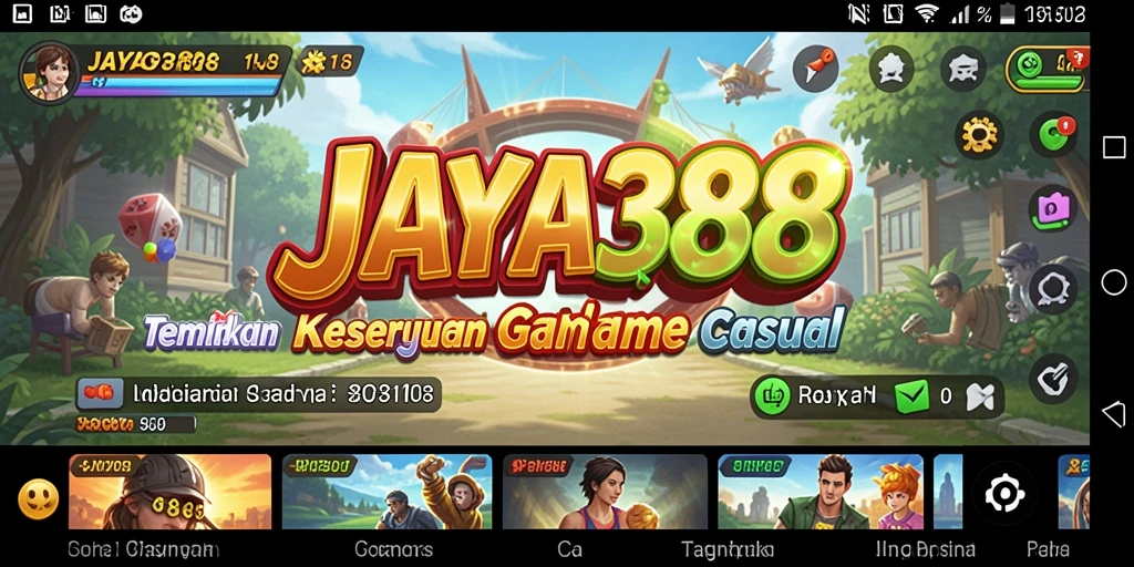 Screenshot gameplay JAYA388 yang penuh warna dan menyenangkan.