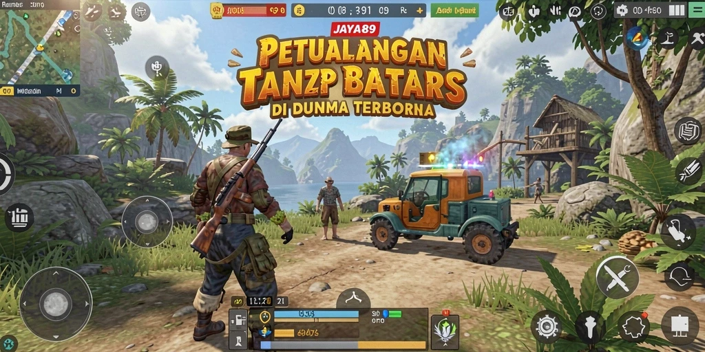 Screenshot gameplay JAYA89 menampilkan petualangan di dunia terbuka yang menakjubkan.