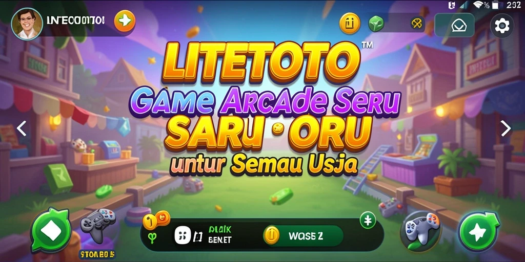 Tampilan gameplay seru dan penuh warna di LITETOTO.