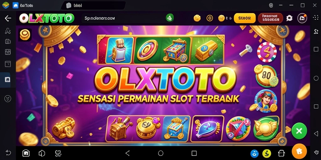 Tampilan menarik dari gameplay slot OLXTOTO yang penuh warna.