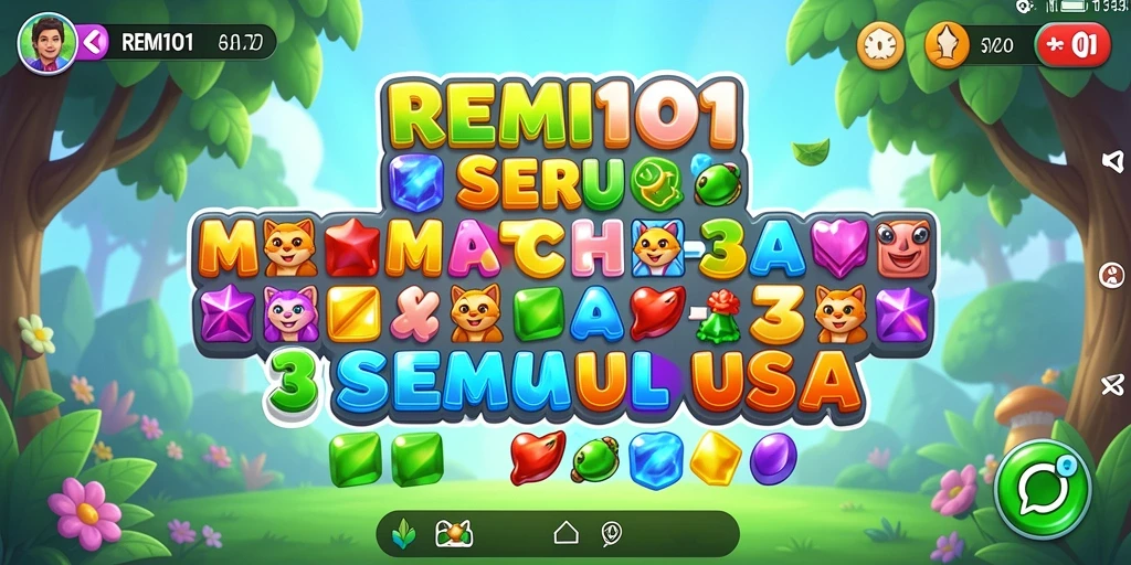Menampilkan gameplay seru dari REMI101 dengan pencocokan yang menantang.