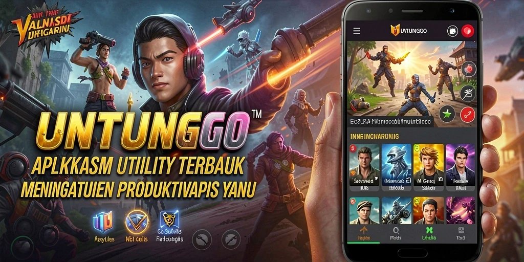 Tampilan antarmuka UNTUNGGO yang menarik dan mudah digunakan.