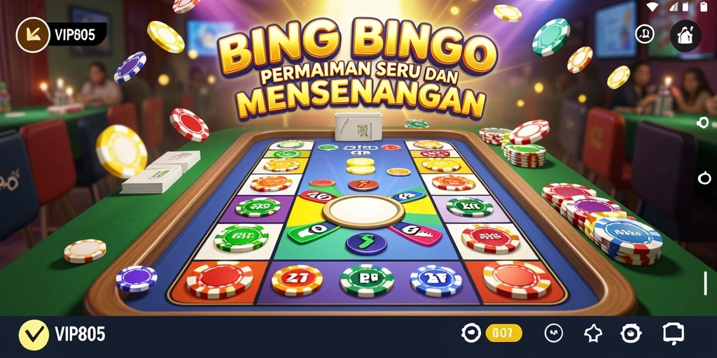 Screenshot gameplay VIP805 menunjukkan keseruan bermain Bingo.