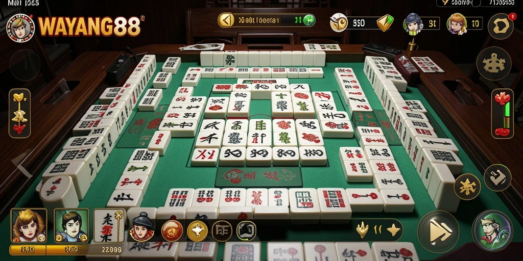 Tampilan gameplay WAYANG88 yang mendebarkan dan penuh tantangan Mahjong.