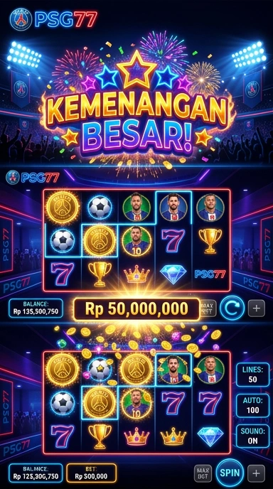 Tampilan antarmuka psg77 yang sederhana dan menarik.